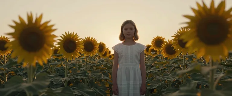 Sunflowers - medium slow orbit
